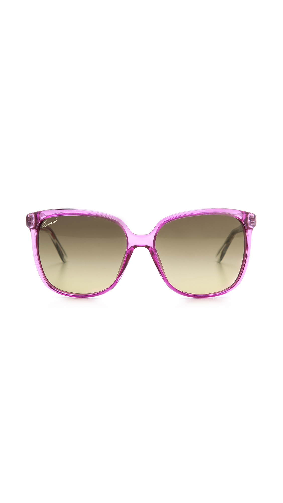 purple gucci glasses