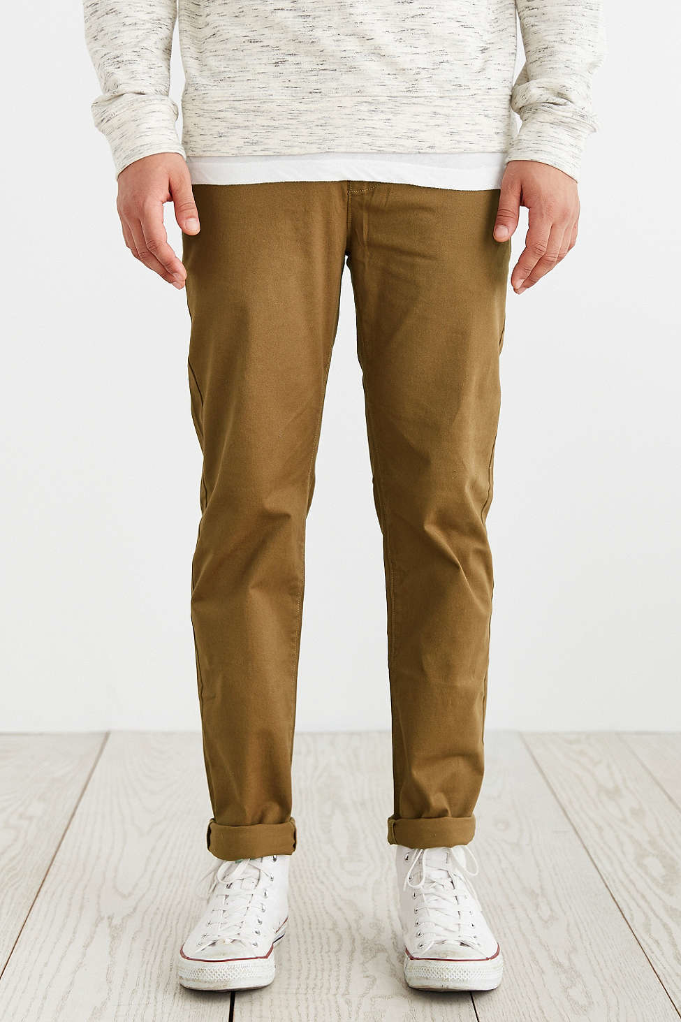 skinny chino trousers