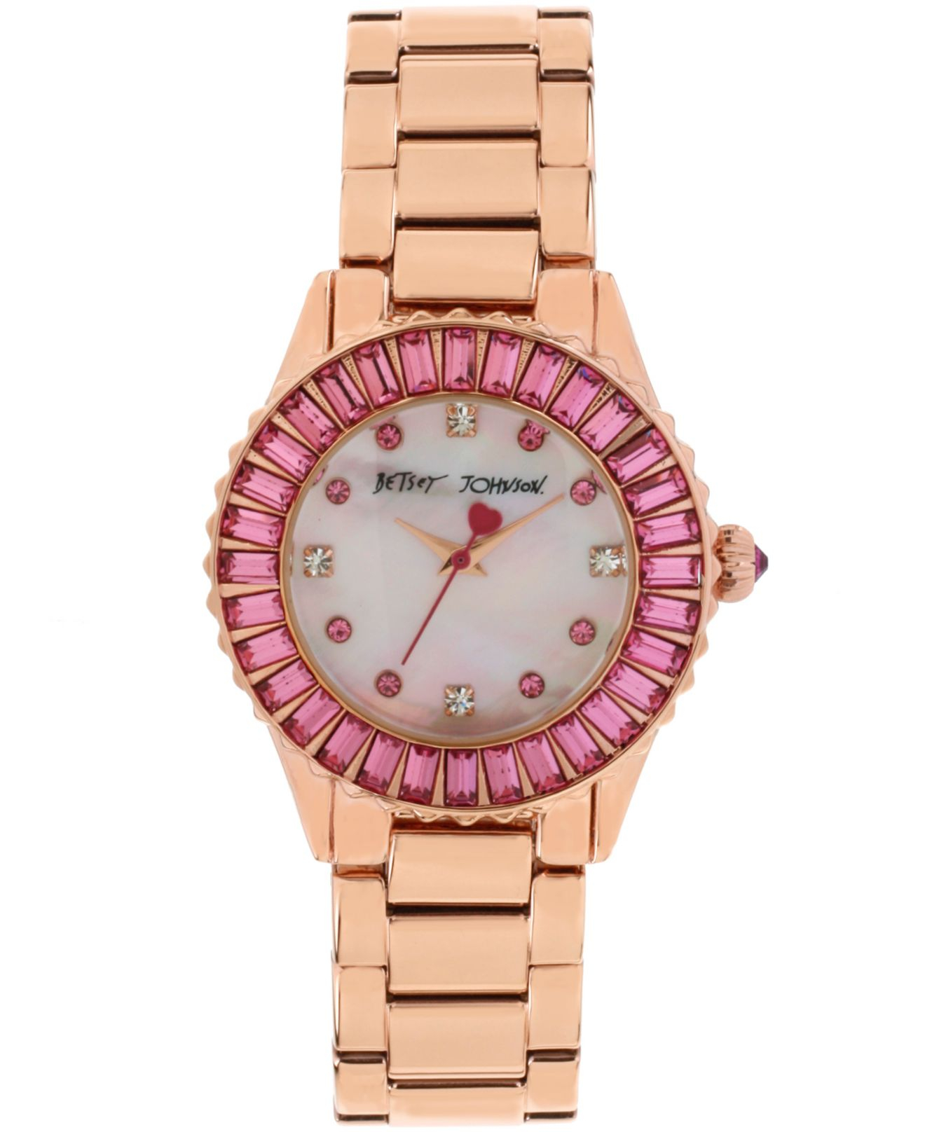 Lyst - Betsey Johnson Women'S Rose Gold-Tone Stainless Steel Bracelet ...