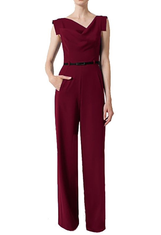 Lyst - Black Halo Jackie Jumpsuit in Red