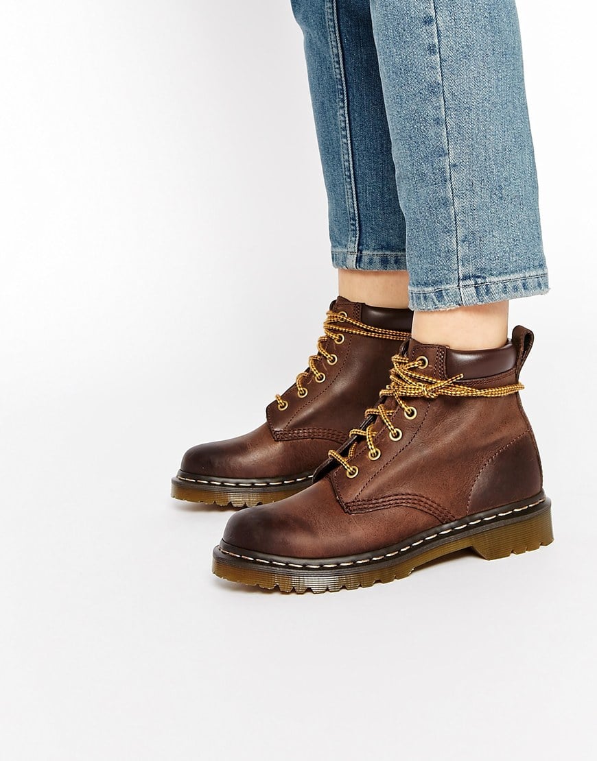 dr martens ladies brown boots