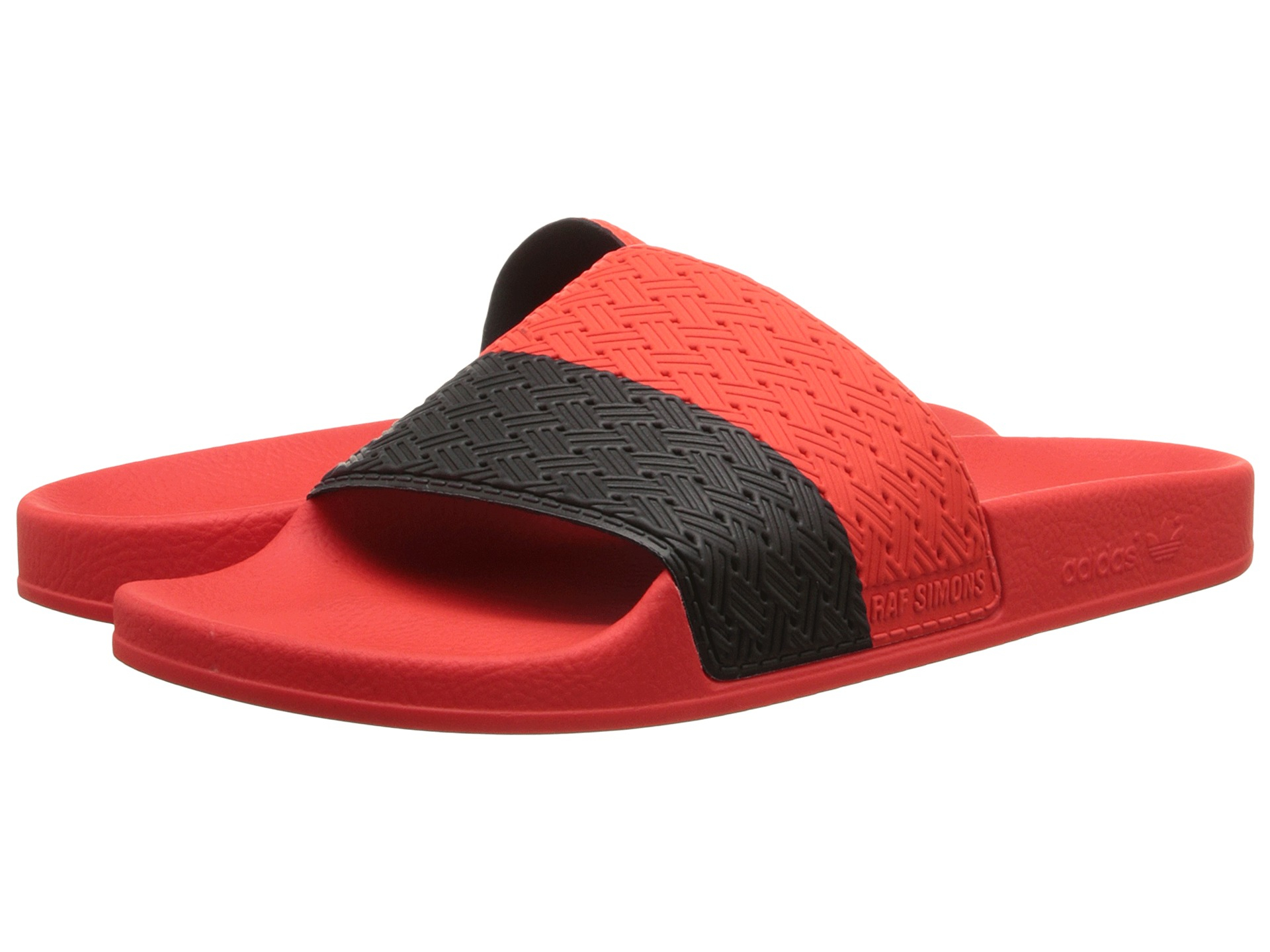 Adidas By Raf Simons Orange Raf Simons Two tone Adilette for men Adidas By Raf Simons Orange Raf Simons Two tone Adilette for men