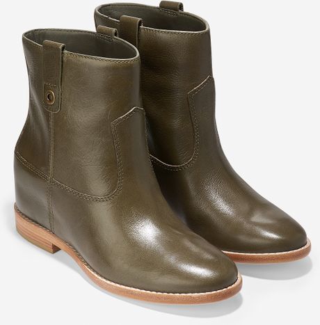 cole haan green boots