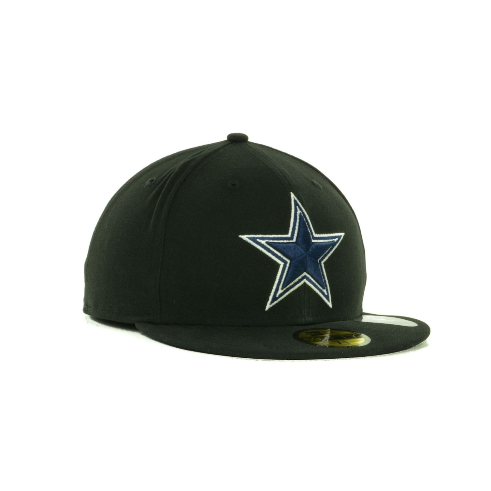 New era Dallas Cowboys Black Team 59fifty Cap in Black for Men | Lyst