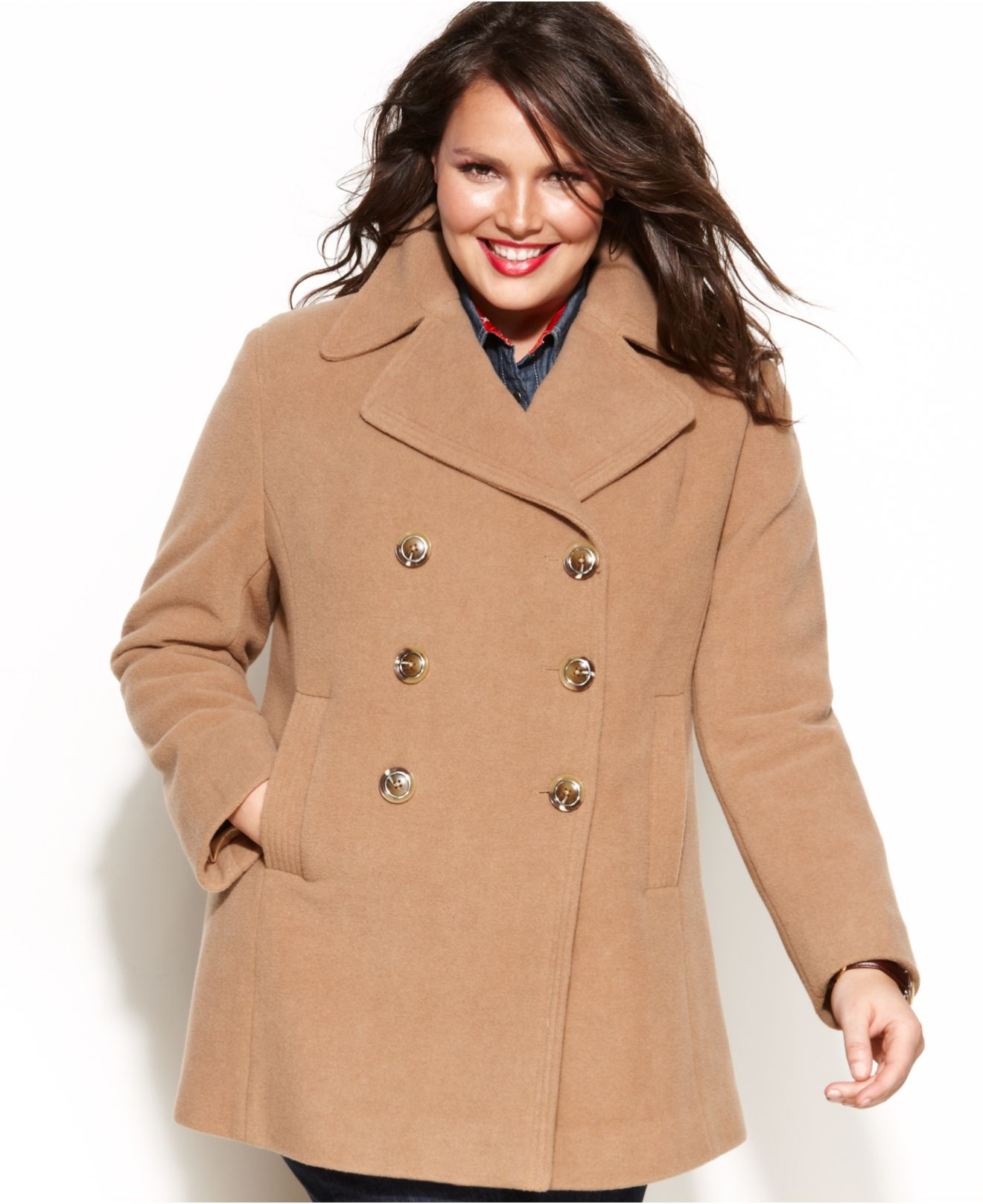 Pea Coats For Plus Size Women | Han Coats