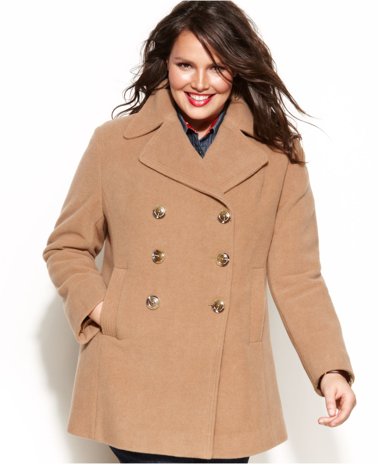 Plus Size Pea Coats Women | Fashion Women's Coat 2017