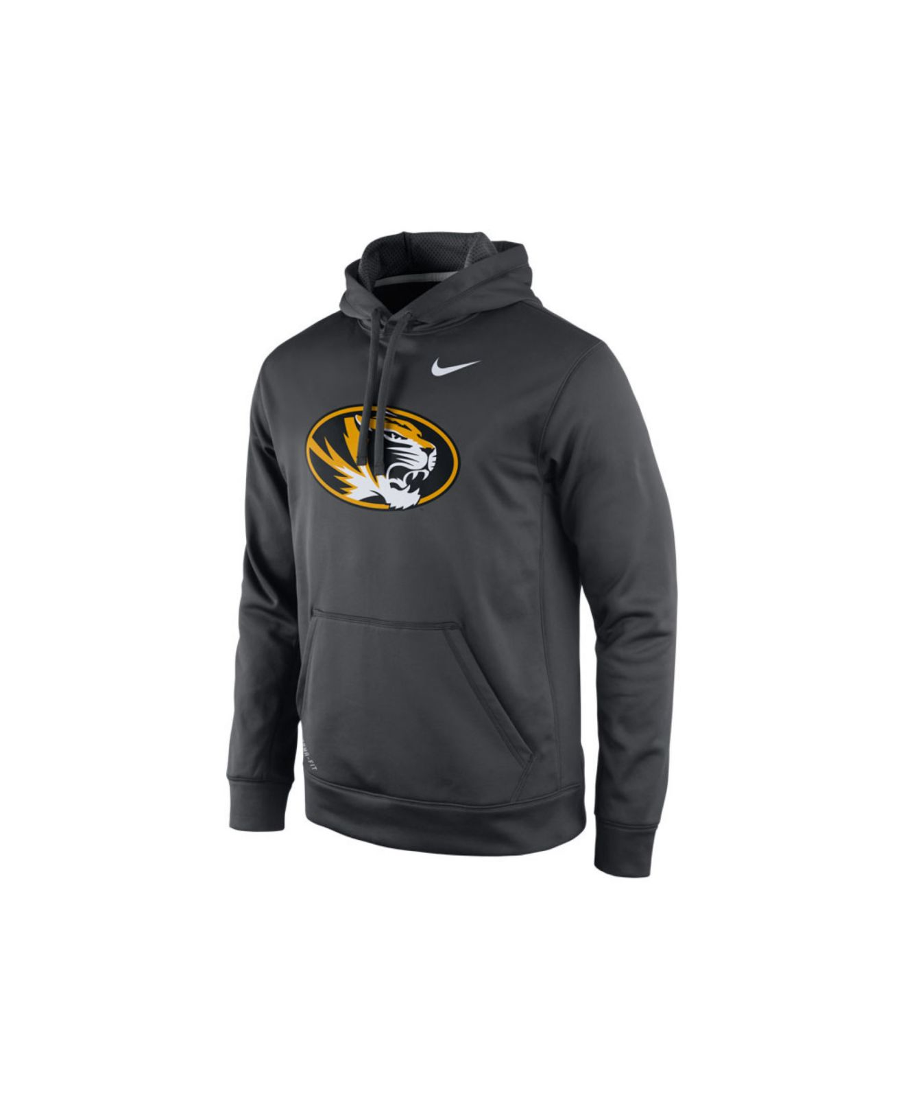 Lyst - Nike Men's Missouri Tigers Performance Practice Hoodie in Gray ...