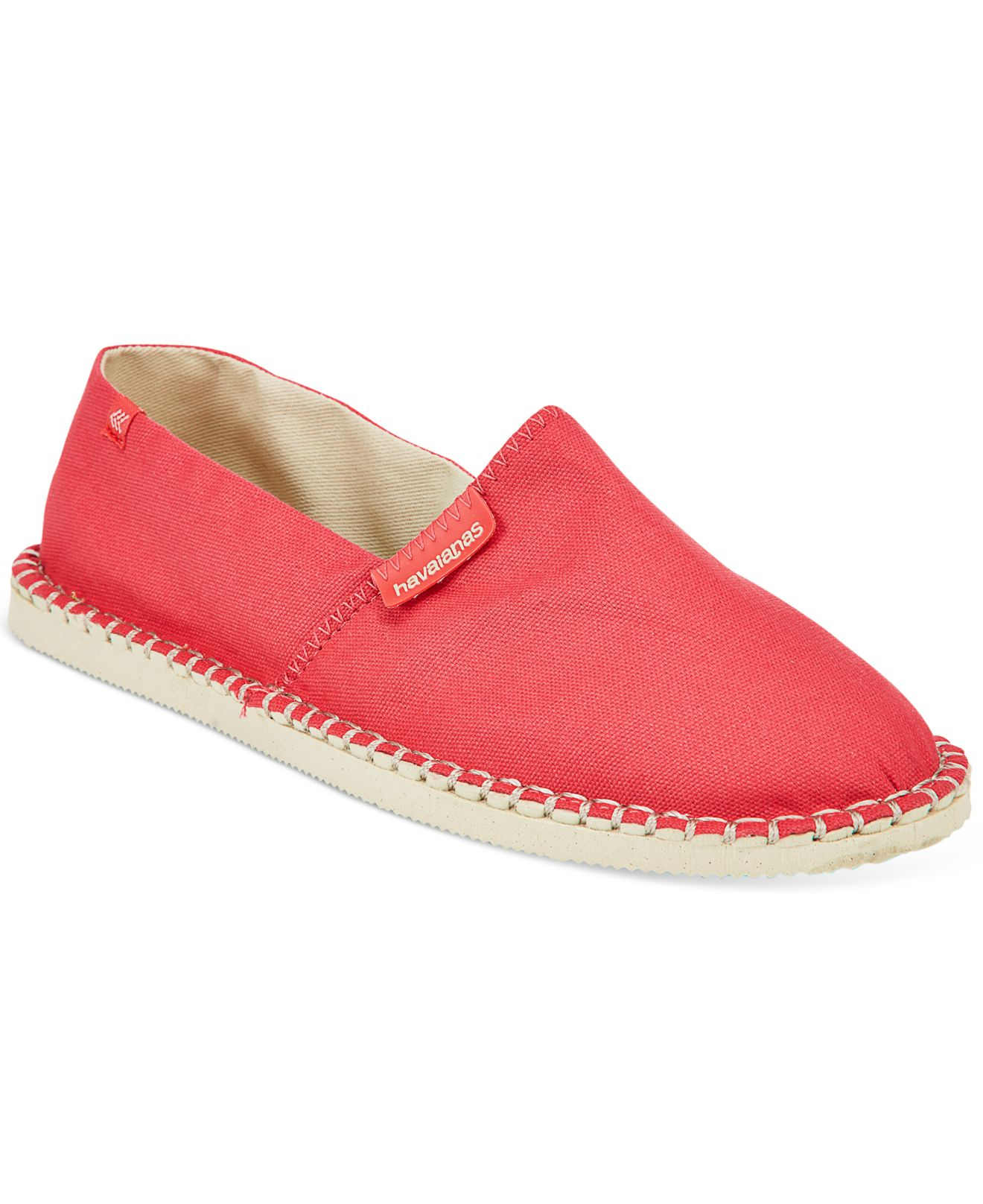 flat red espadrilles