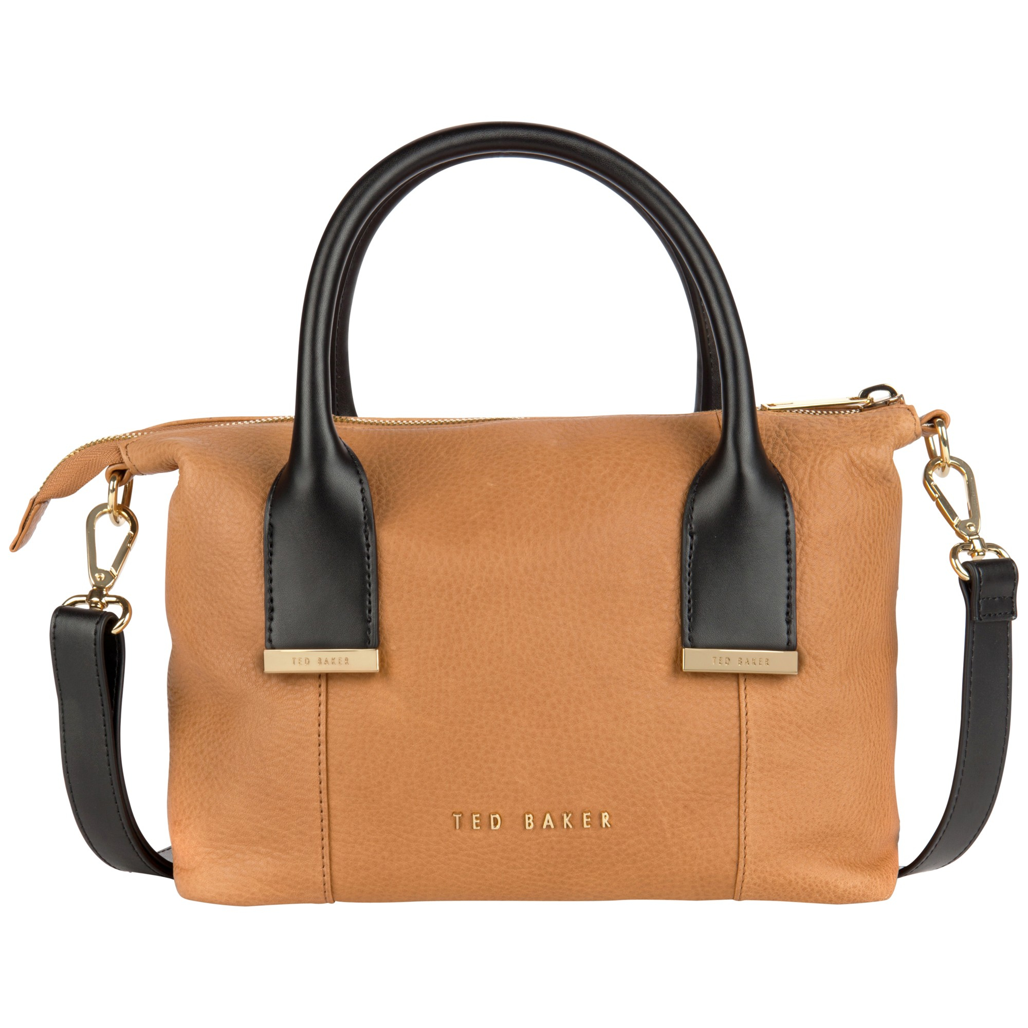 Ted Baker Amelia Leather Mini Tote Bag in Beige Lyst