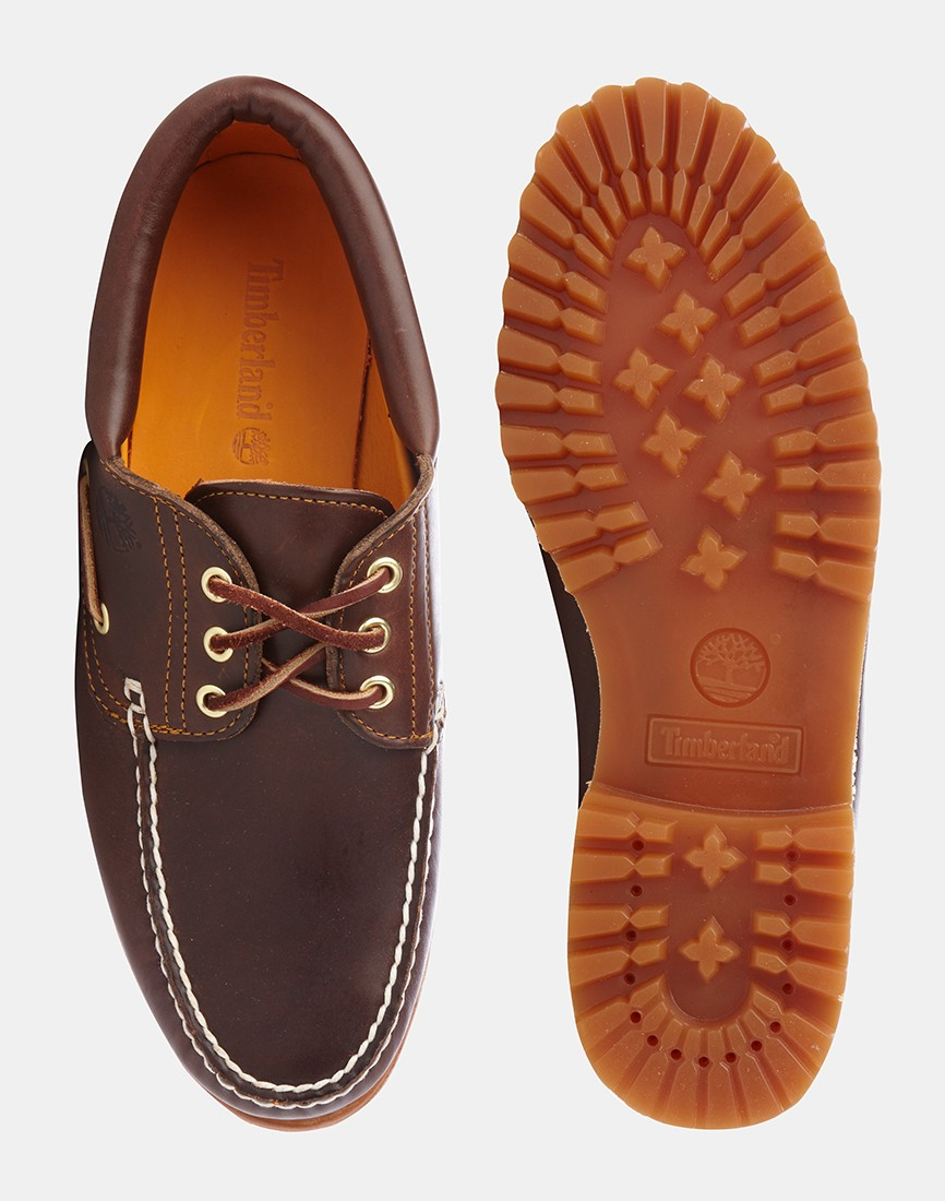 Timberland Lug Boat Shoes Brown in Brown for Men | Lyst