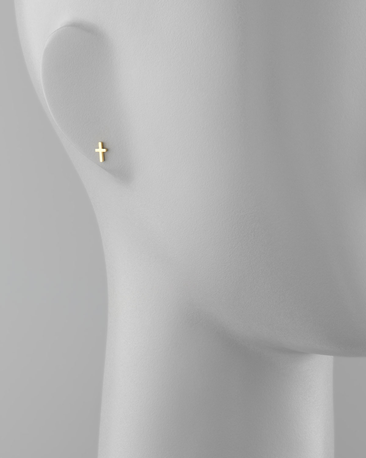 Lyst Dogeared Golden Cross Stud Earrings In Metallic Gallery