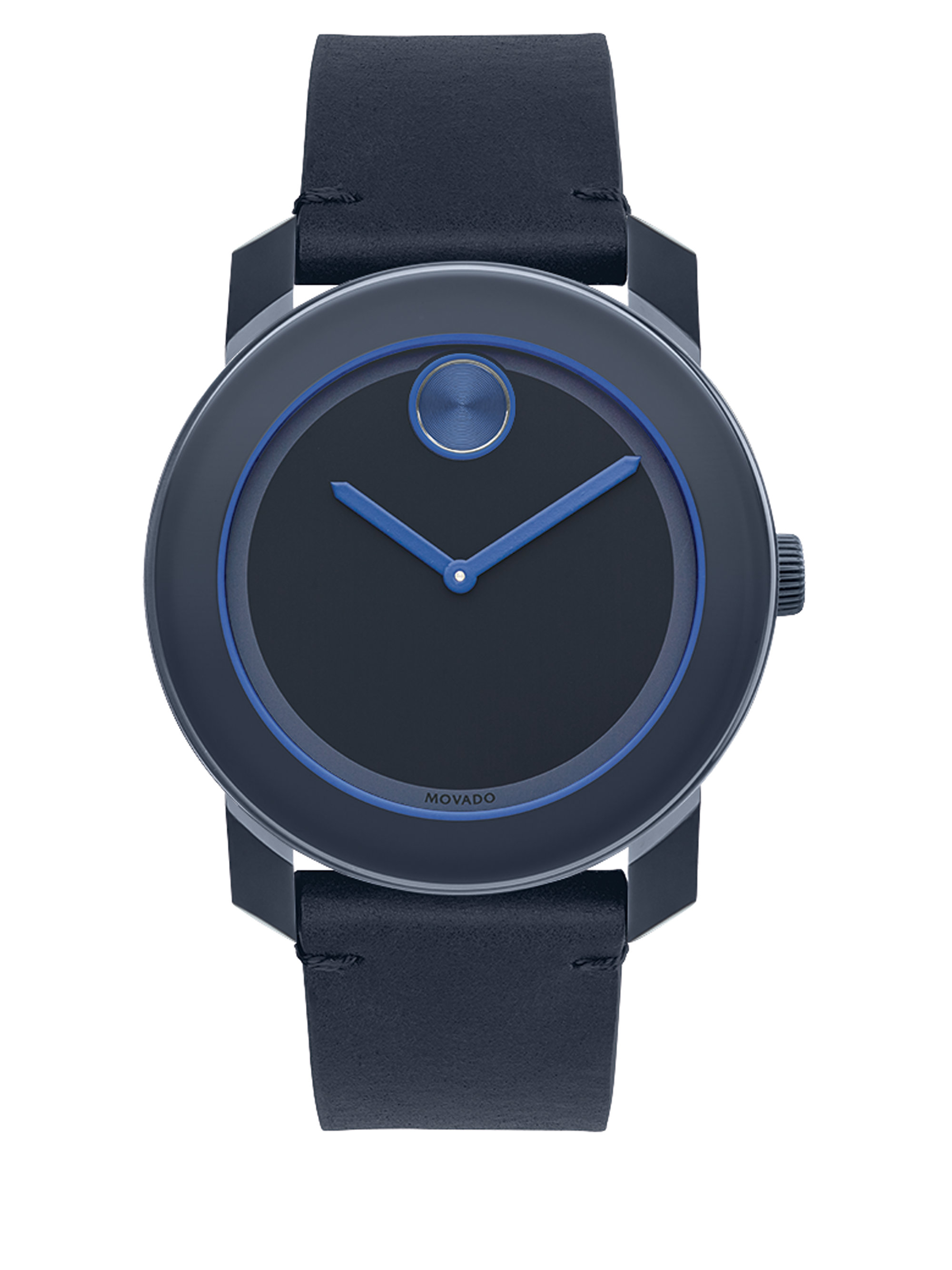 movado watch blue face