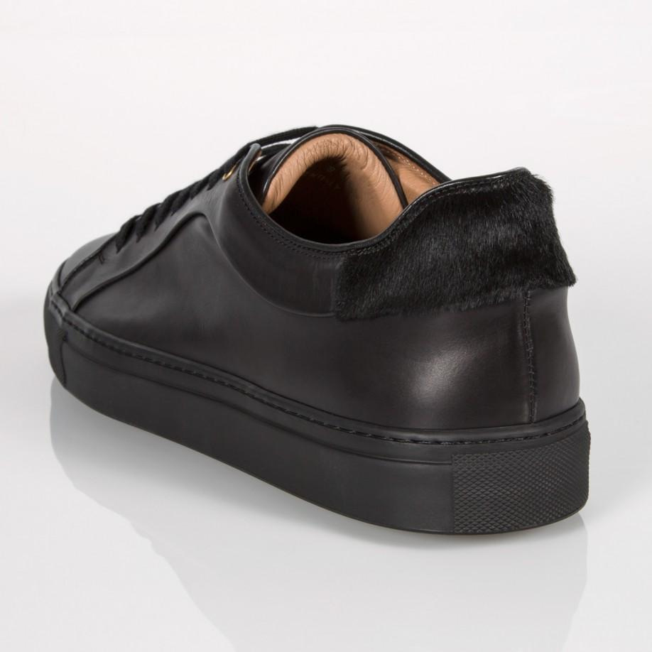 black pony hair shoes