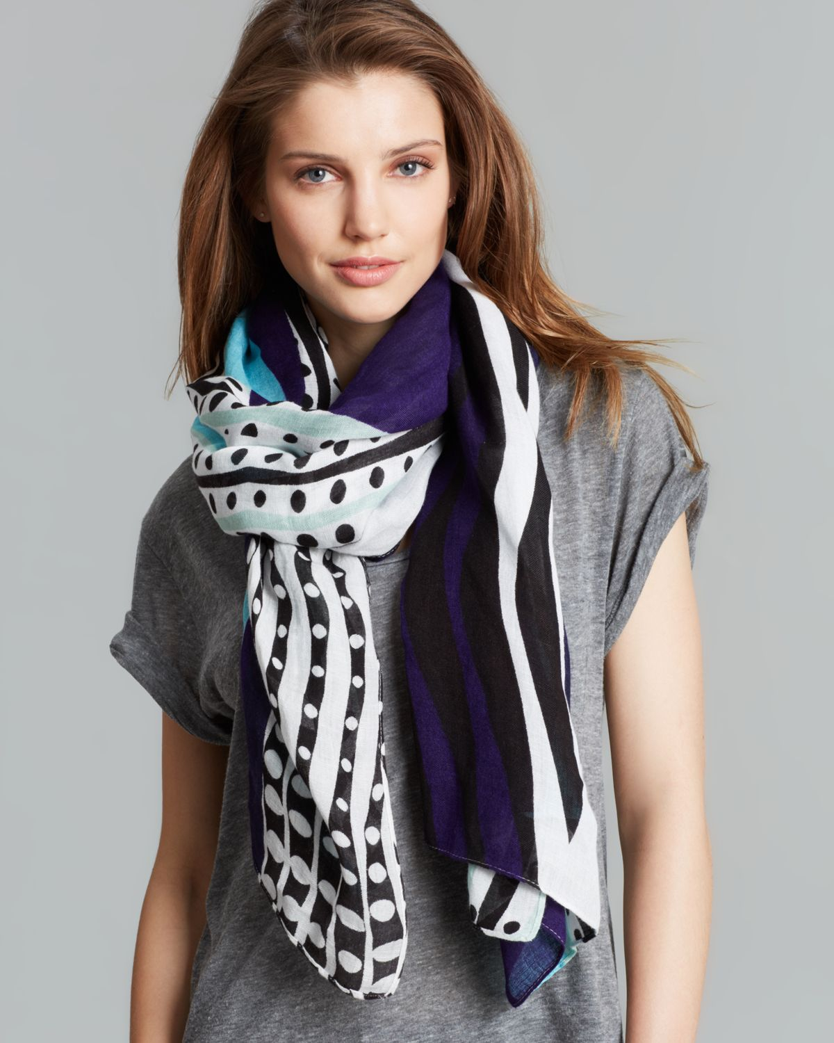 Diane Von Furstenberg Security Blanket Scarf in Multicolor (Glass Patch ...