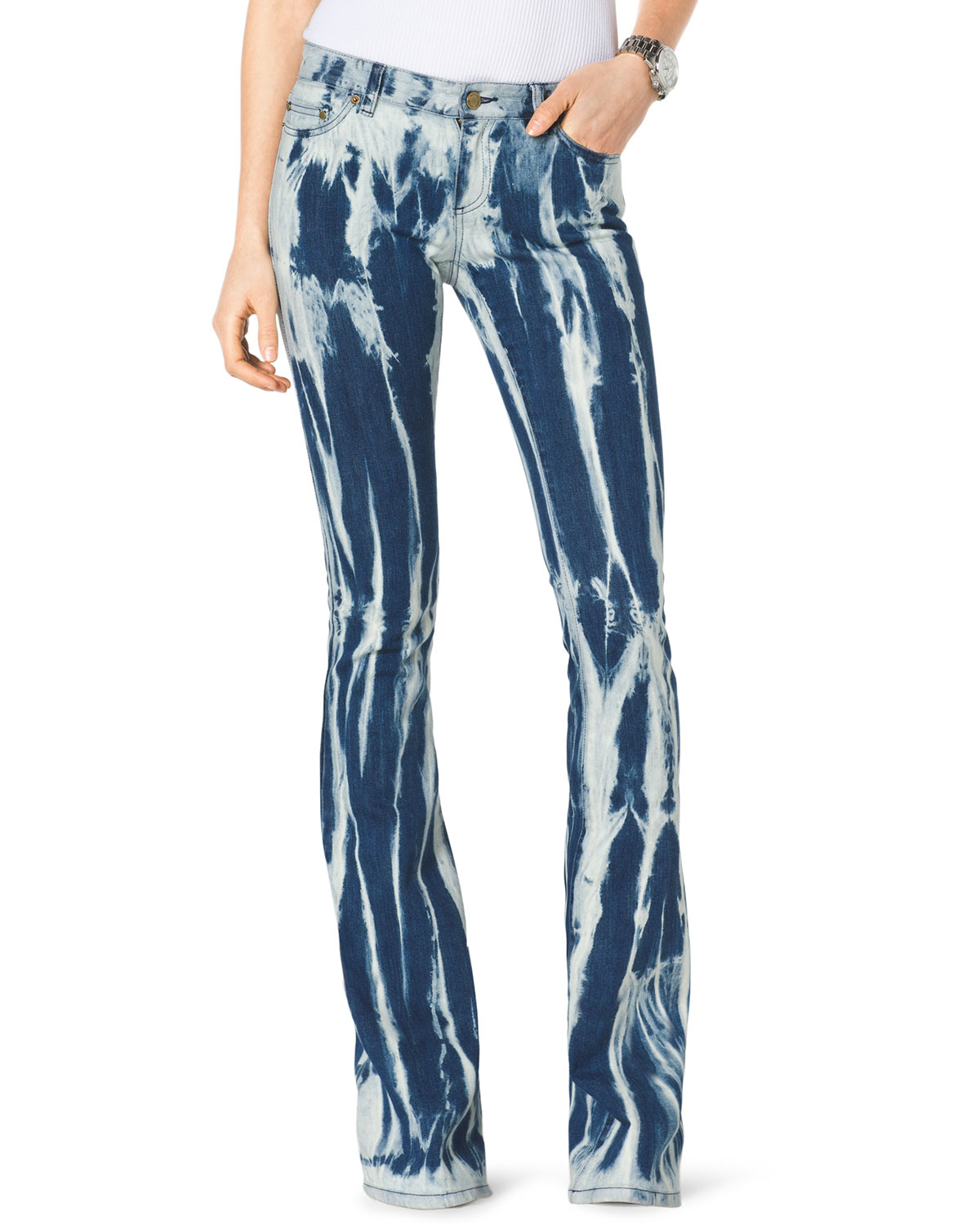 tie dye flare pants