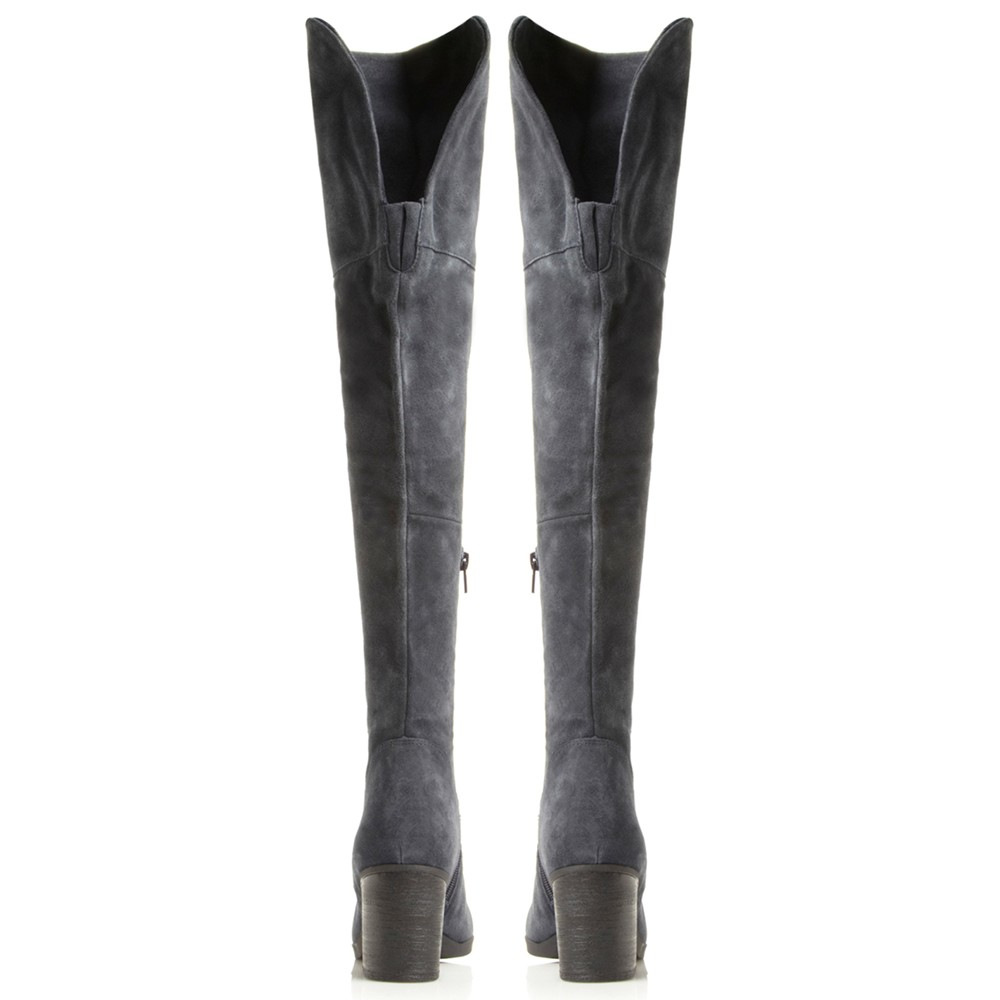 steve madden knee high boots block heel