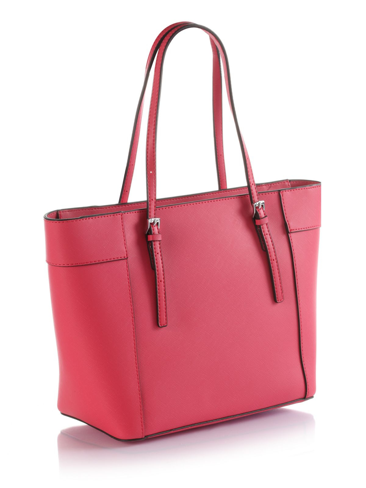 Guess Delaney Small Classic Tote Bag in Pink (fuchsia) | Lyst
