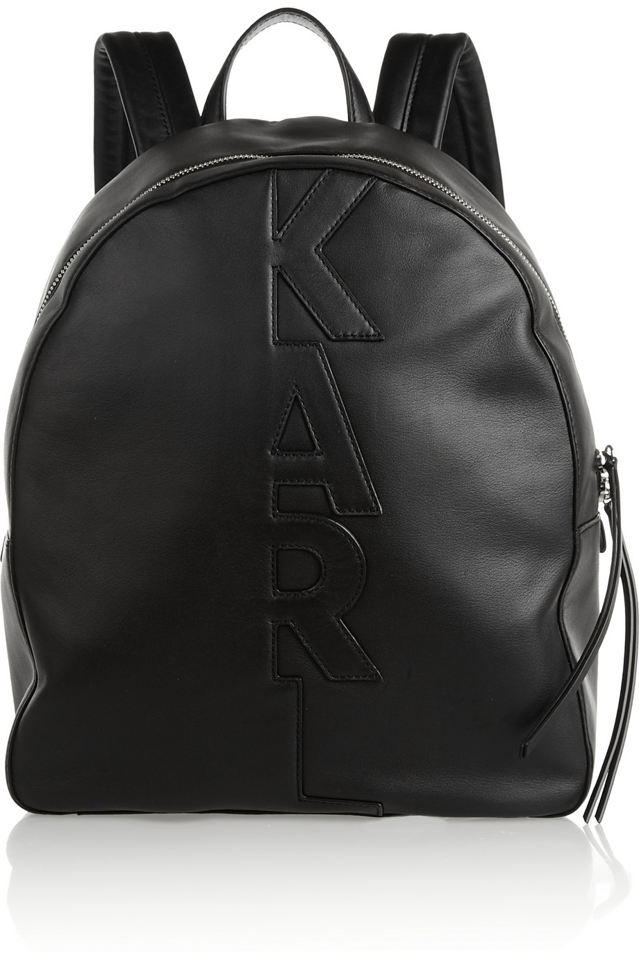 Lyst - Karl Lagerfeld Appliquéd Leather Backpack in Black