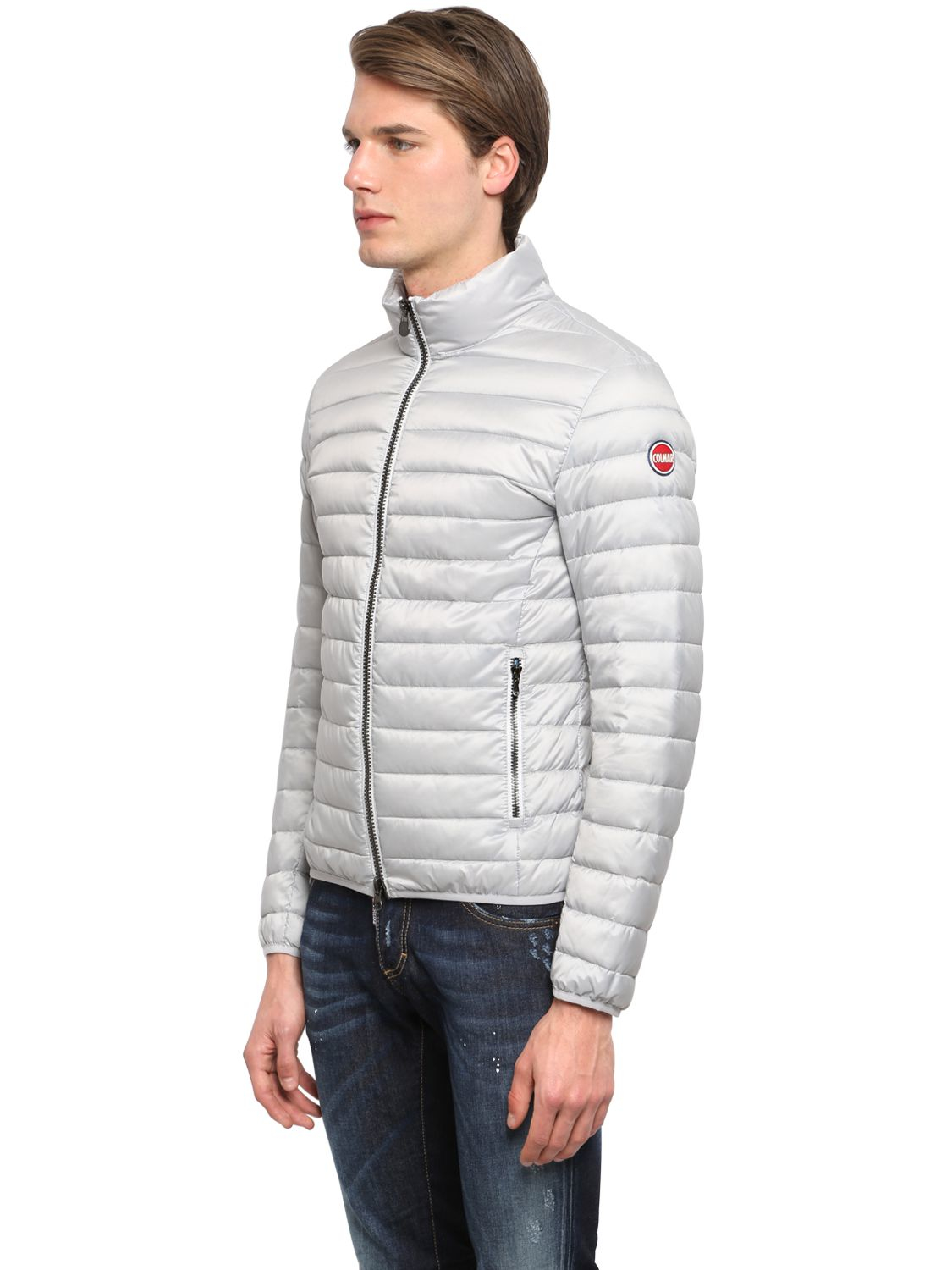 Download Lyst - Colmar Quilted Light Nylon Down Jacket in Gray for Men