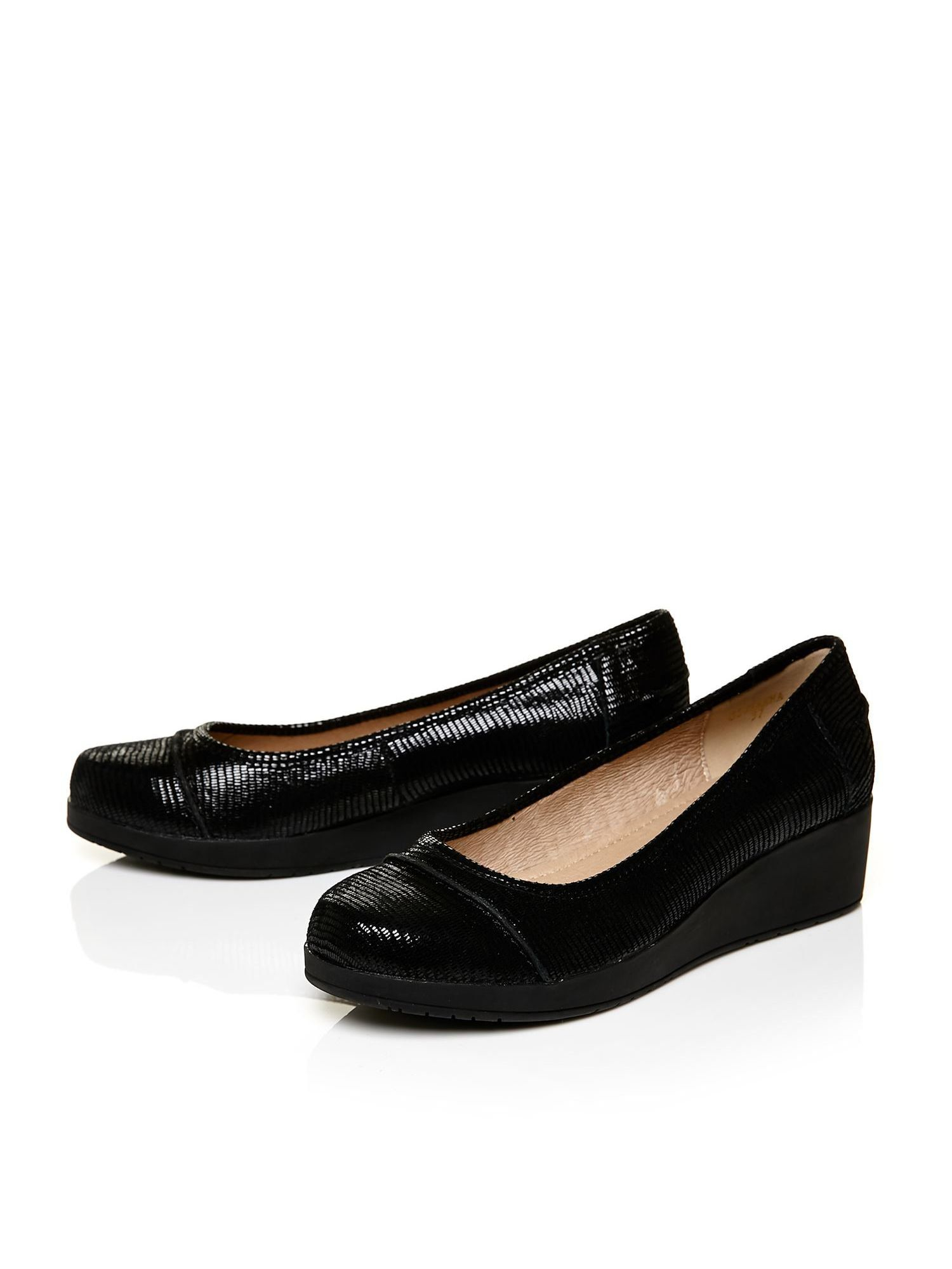 wedge ballerinas