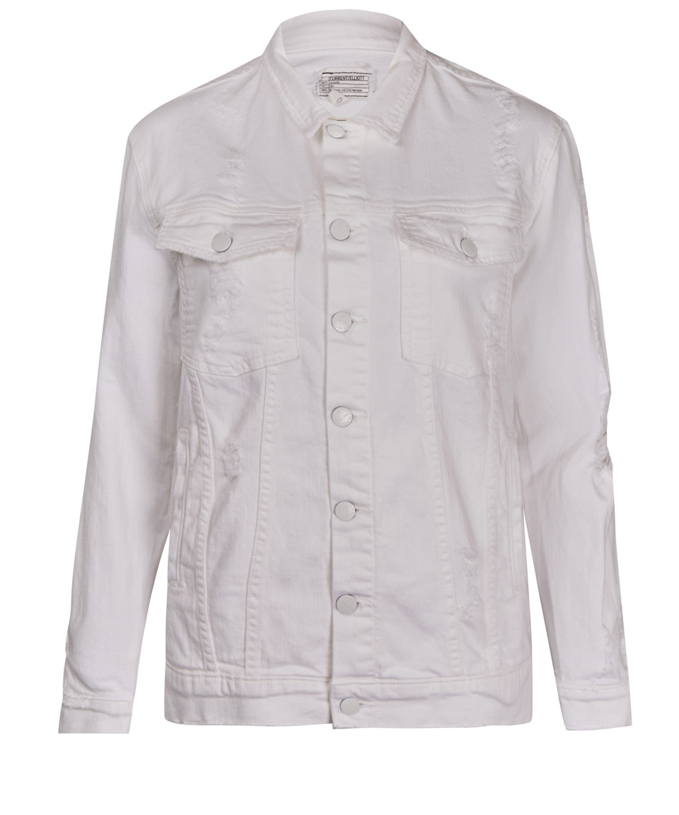 white ripped jean jacket womens