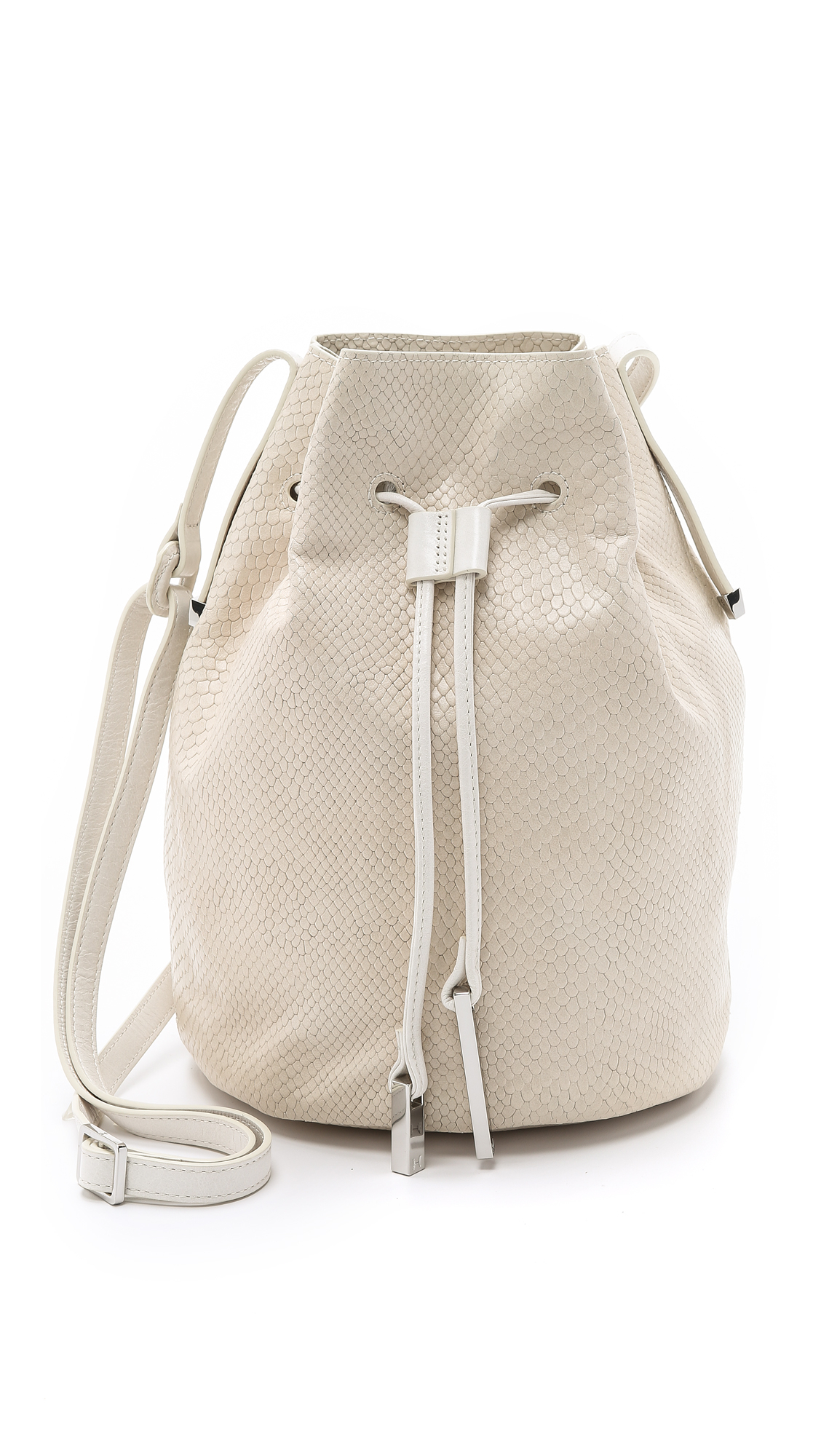 Halston heritage Bucket Bag Dark Bone in White (Dark Bone) Lyst