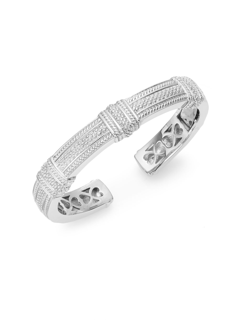 Lyst Judith Ripka Clic White Shire Sterling Silver Quilted Gallery