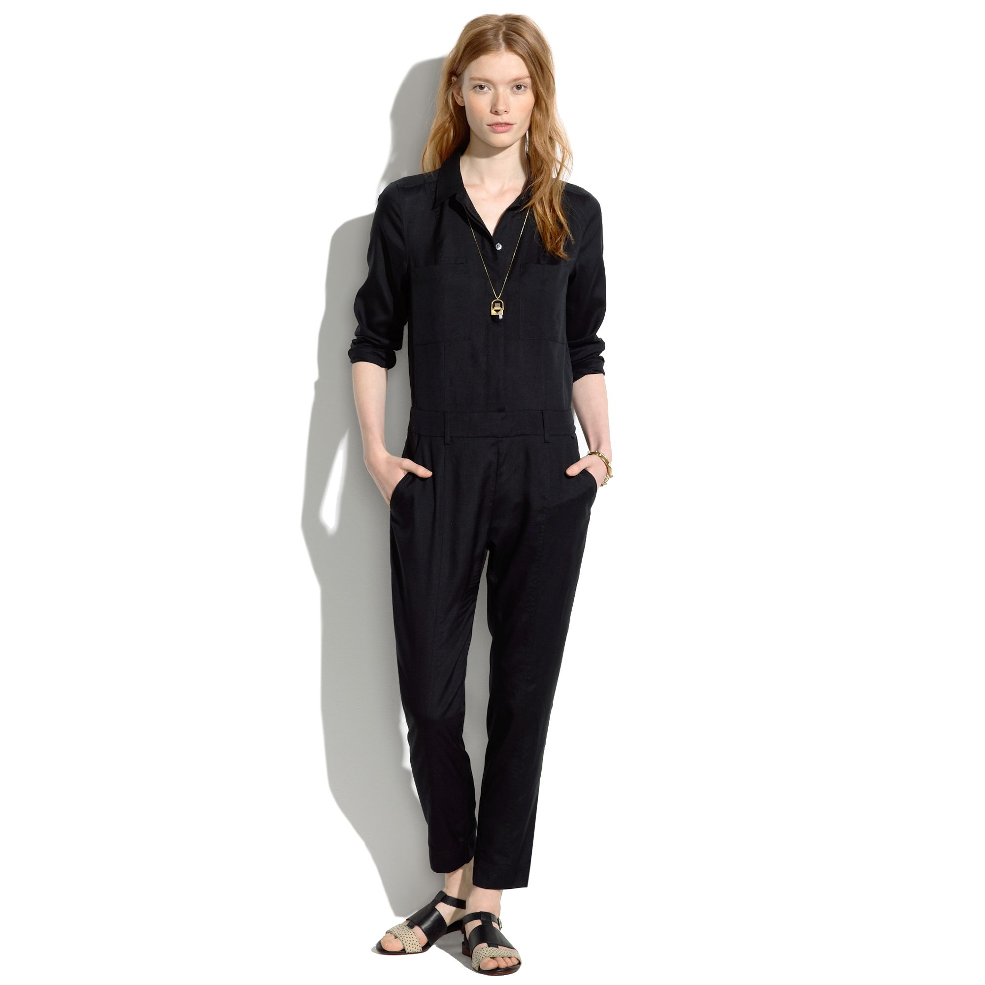 black jumpsuit madewell