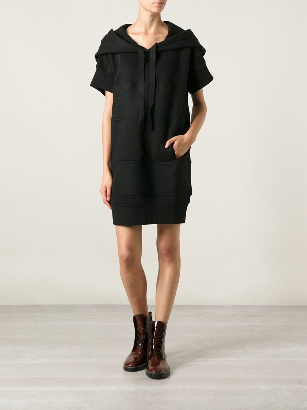 mm6 hoodie dress