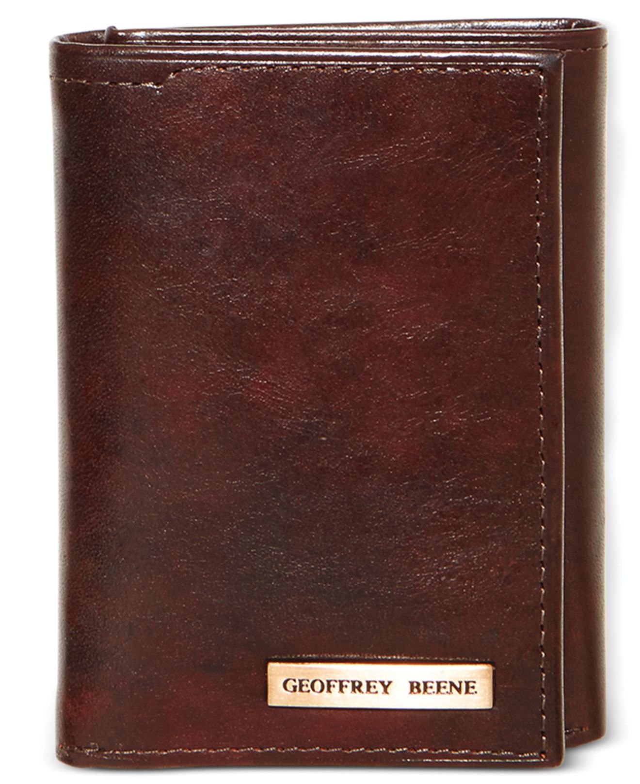 Lyst - Geoffrey Beene Lockport Trifold Wallet in Brown for Men