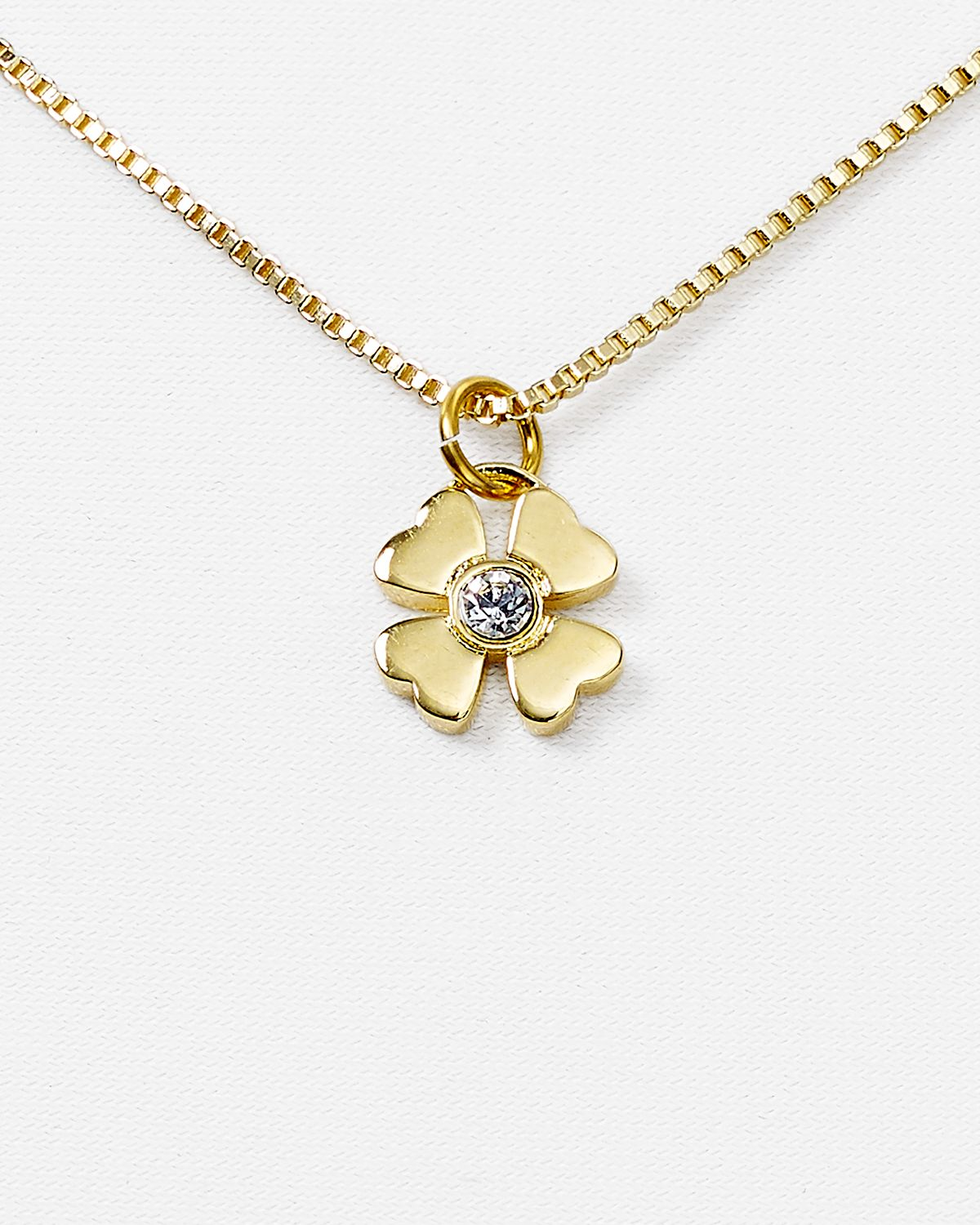 Lyst Kate Spade New York Four Leaf Clover Pendant Necklace, 16" in Metallic
