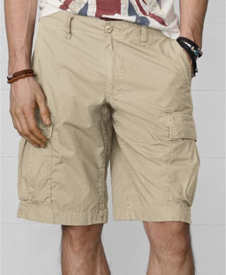 Denim & Supply Ralph Lauren Crusade Cargo Shorts in Beige for Men ...