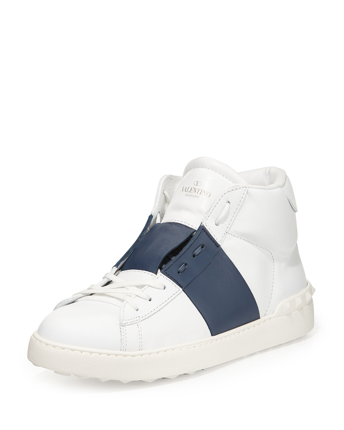 Download Ladies White Valentino Trainers Gif