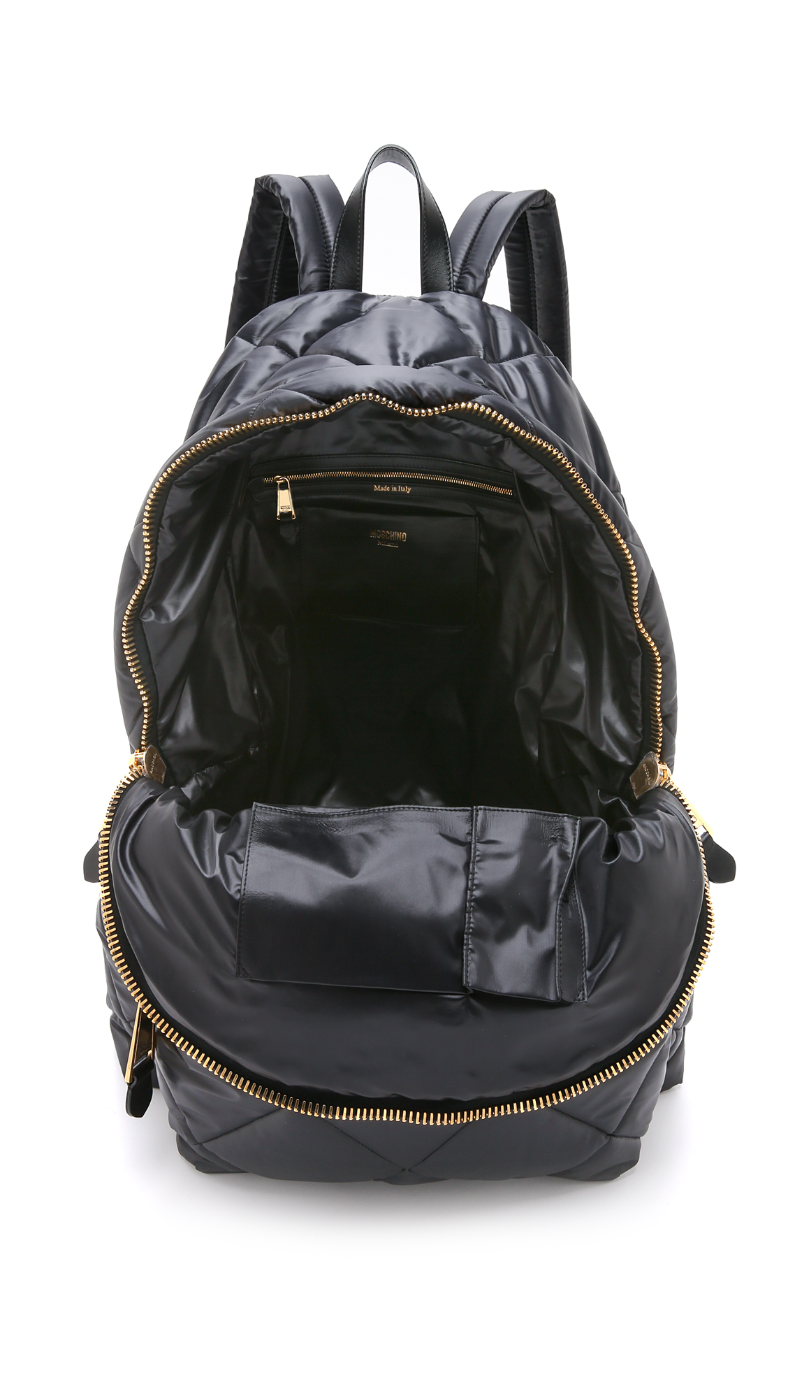 Moschino Oversized Quilted Backpack Black in Black Lyst
