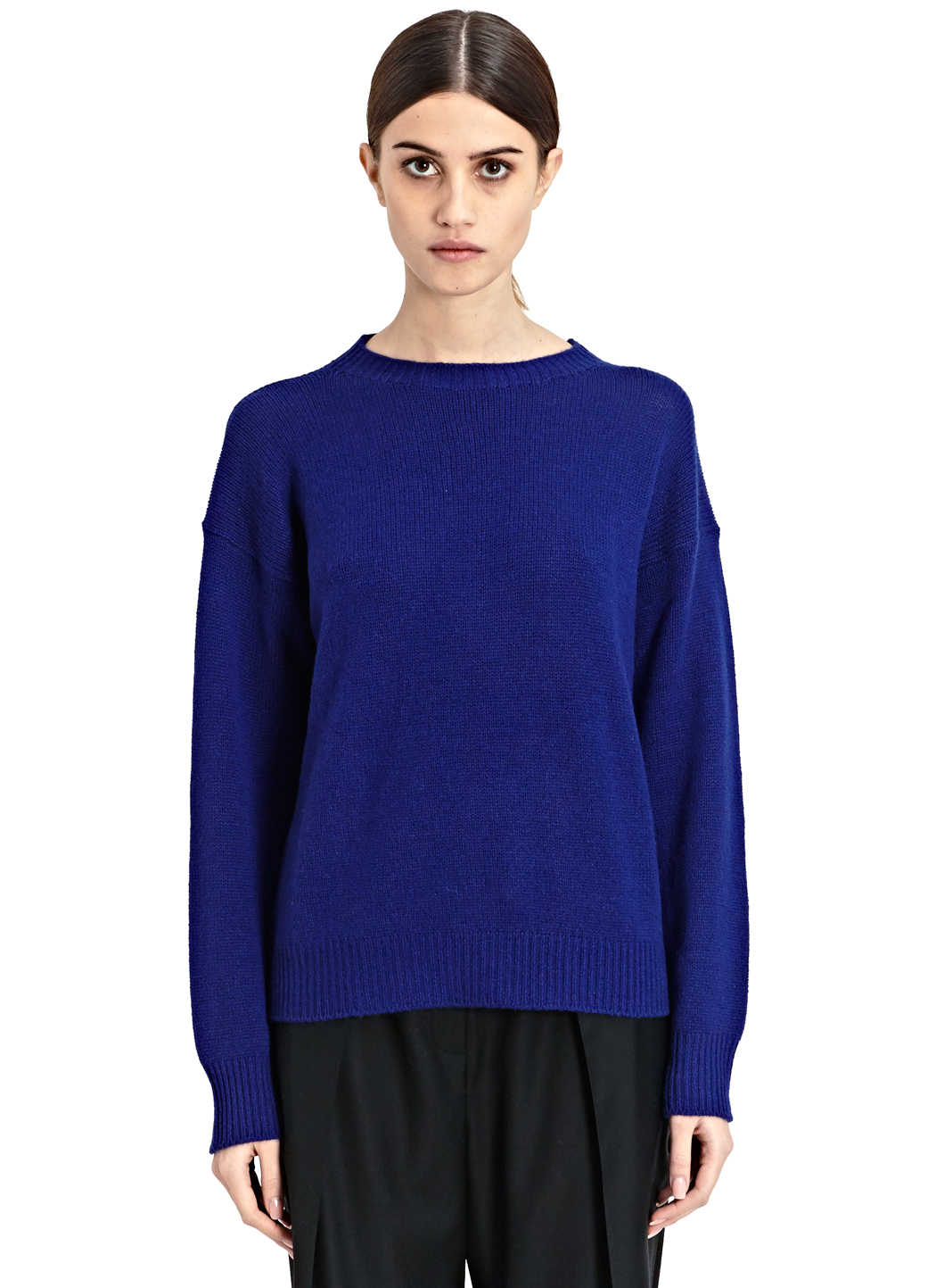 Marni Blue Cashmere Knit Sweater Lyst