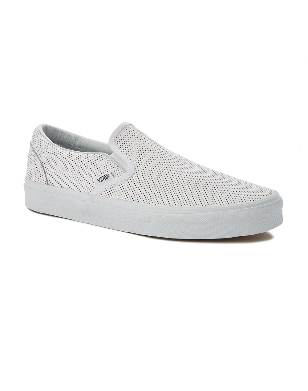Lyst - Vans Classic Slip-on In Perforated Leather in White for Men