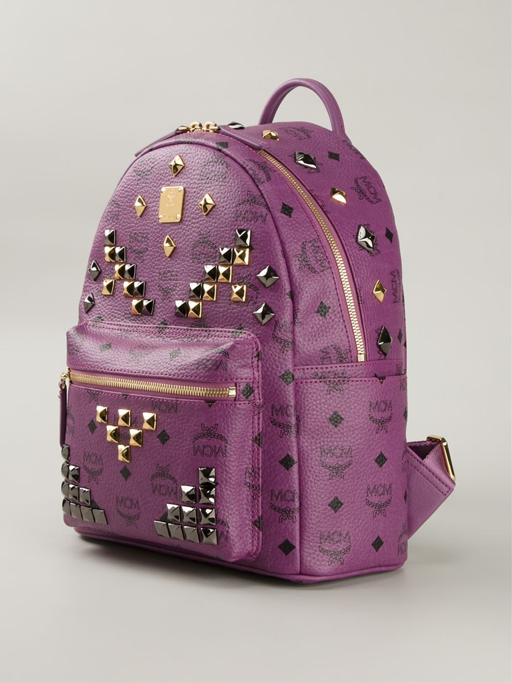 Lyst Mcm 'Stark' Backpack in Pink