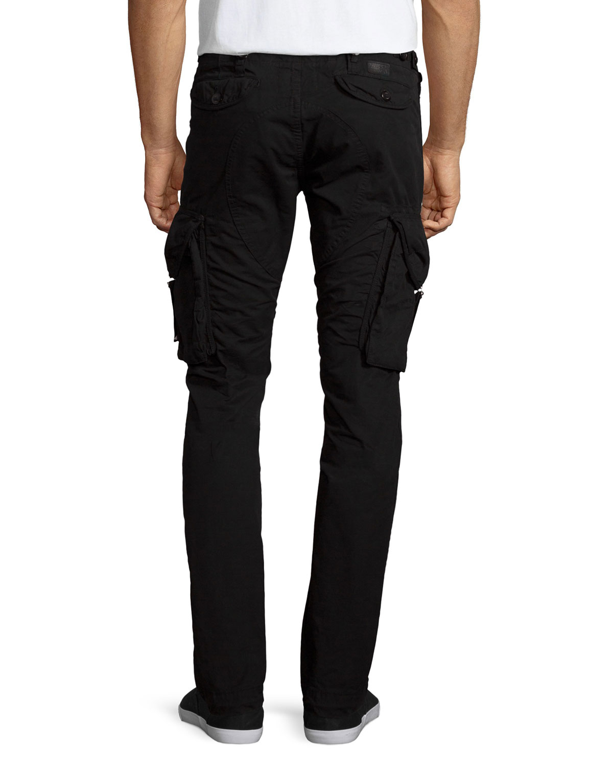 Lyst - Prps Slim-fit Twill Cargo Pants in Black for Men