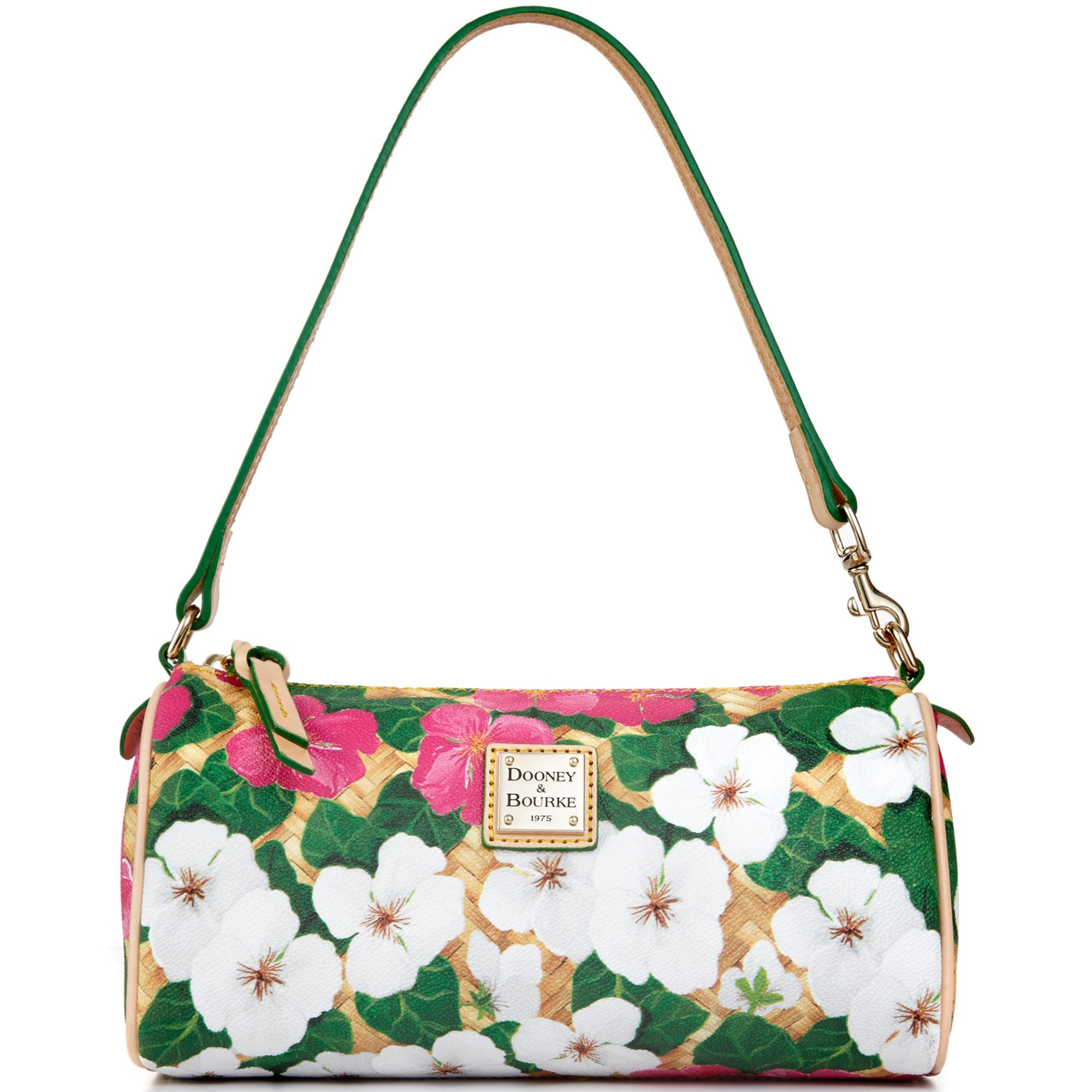 Lyst - Dooney & bourke Flowers Small Barrel Bag in Green