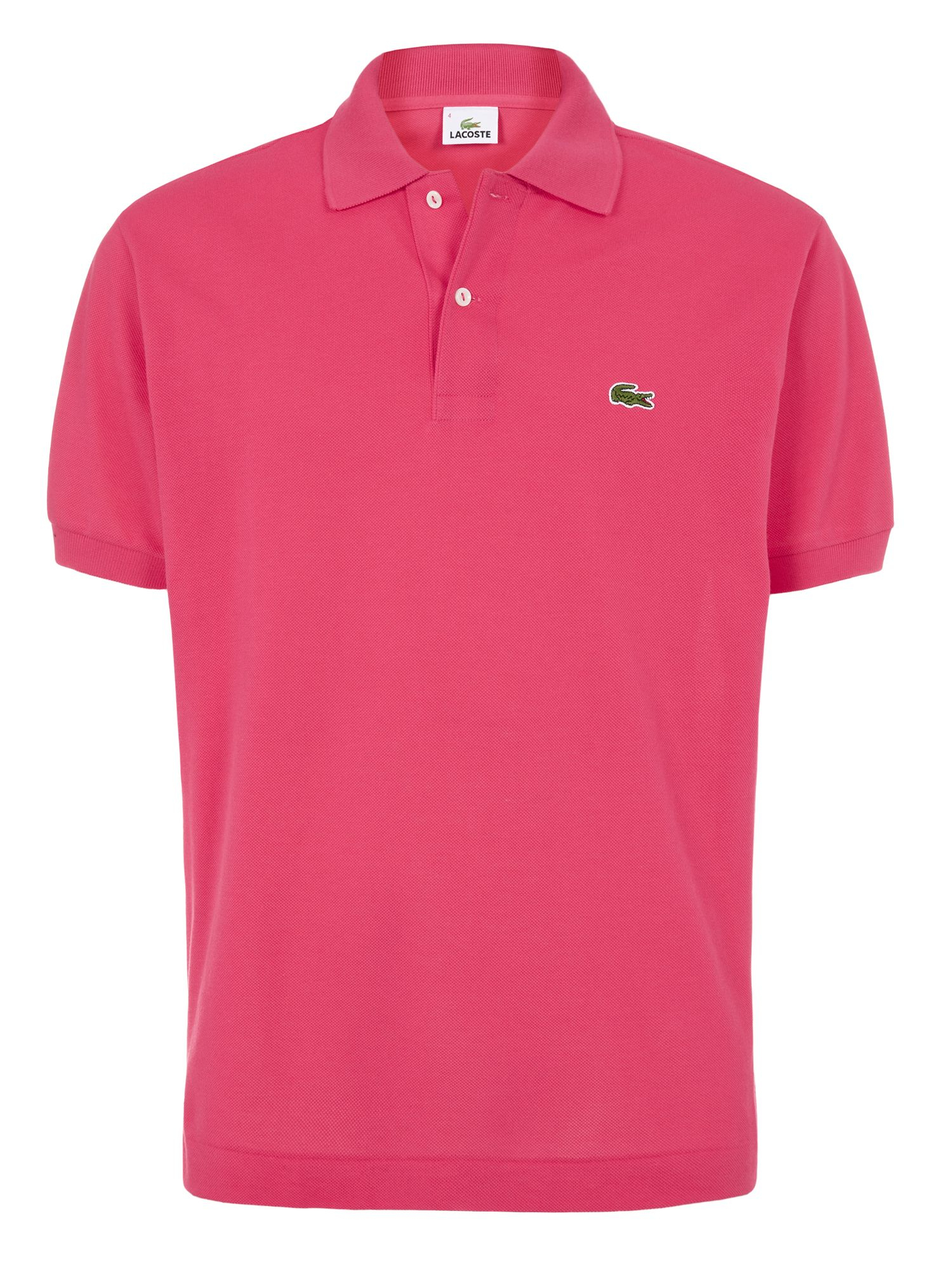 Lacoste Plain L1212 Original Polo in Pink for Men (Fuchsia) | Lyst