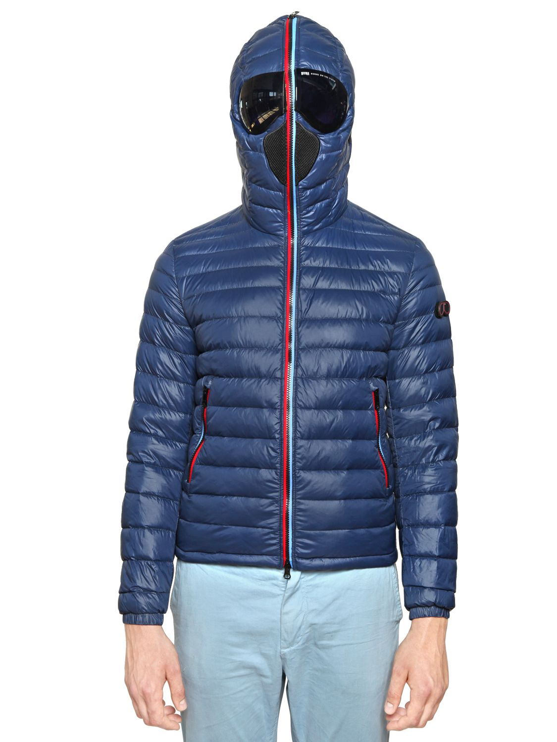 Lyst - Ai Riders On The Storm Total Zip Up Light Weight Down Jacket in ...
