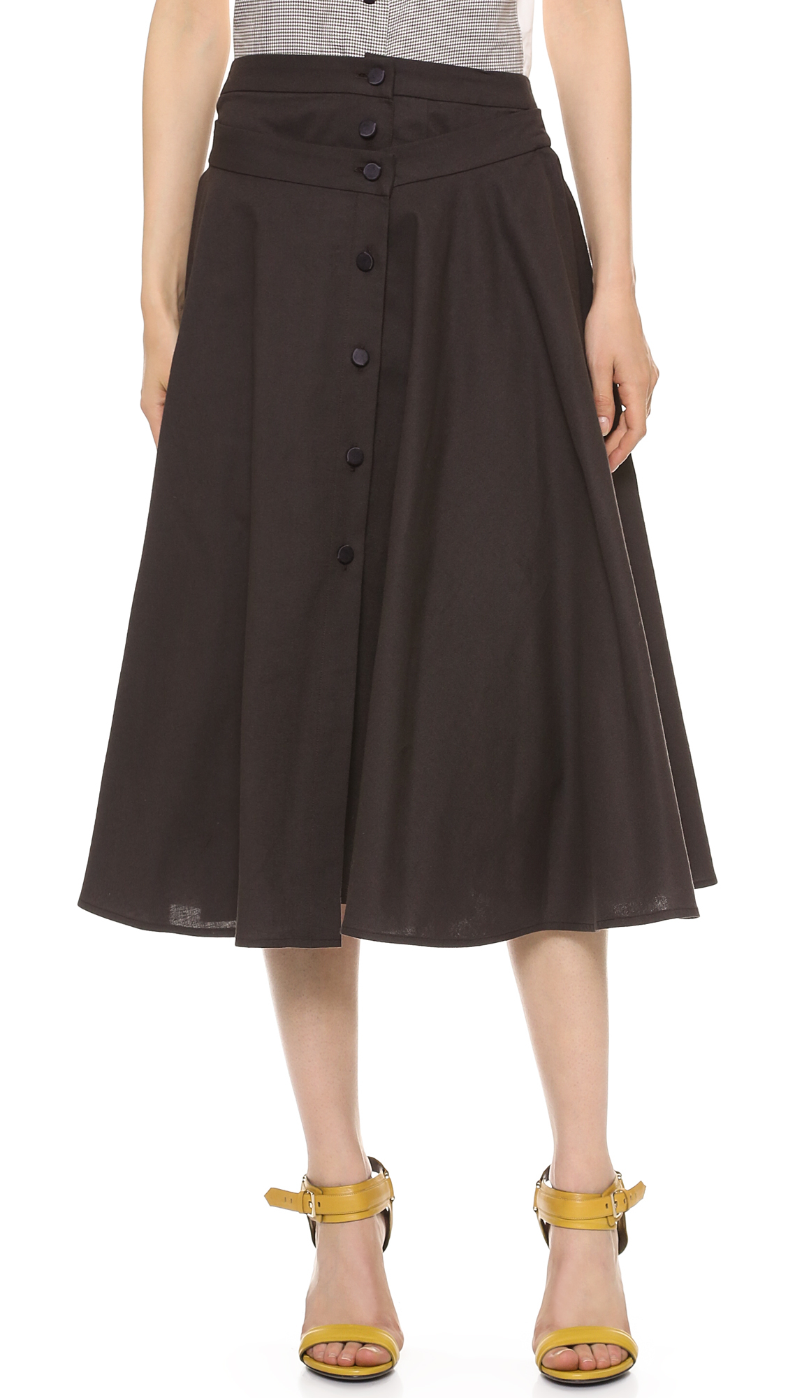 Lyst - Creatures Of The Wind Rigel Skirt - Espresso in Brown