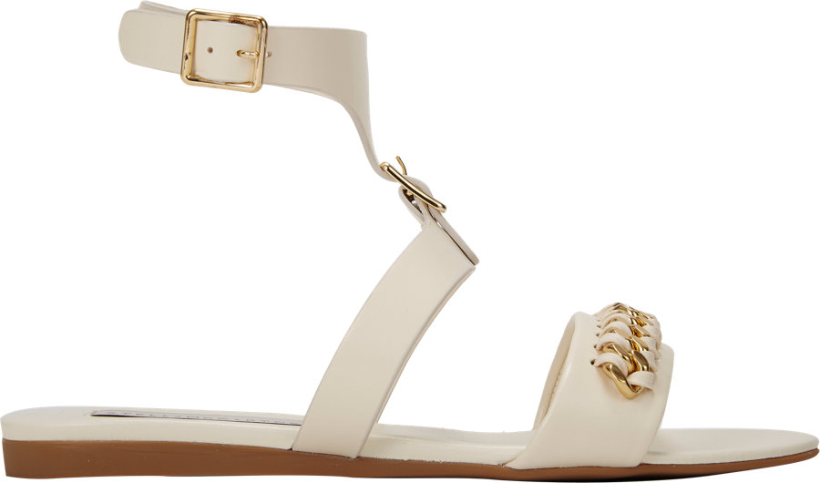 chain flat sandals