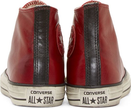 converse red patent leather