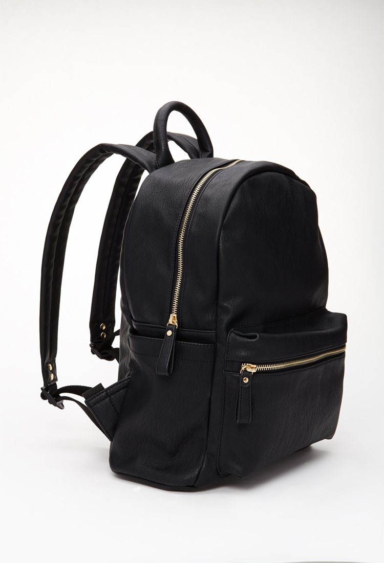 black backpack forever 21