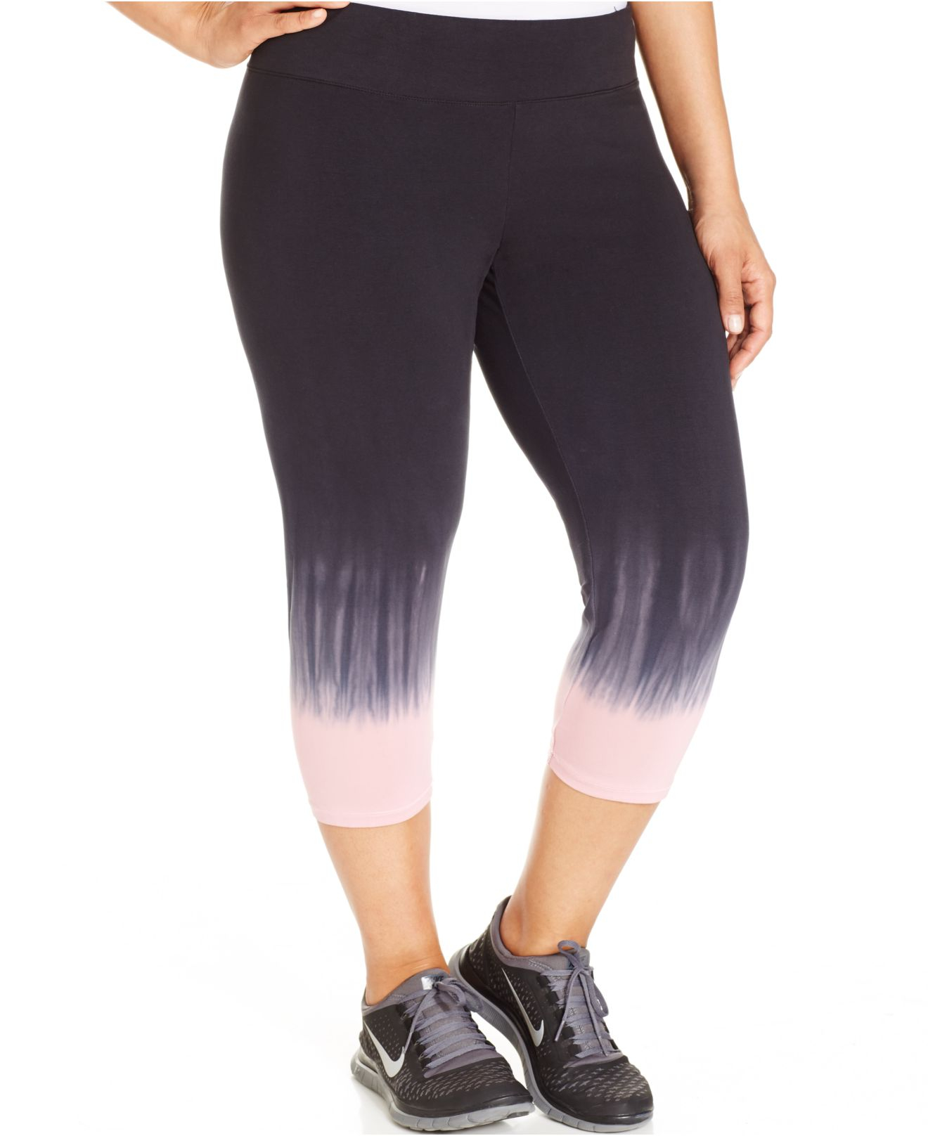 calvin klein performance plus size capris