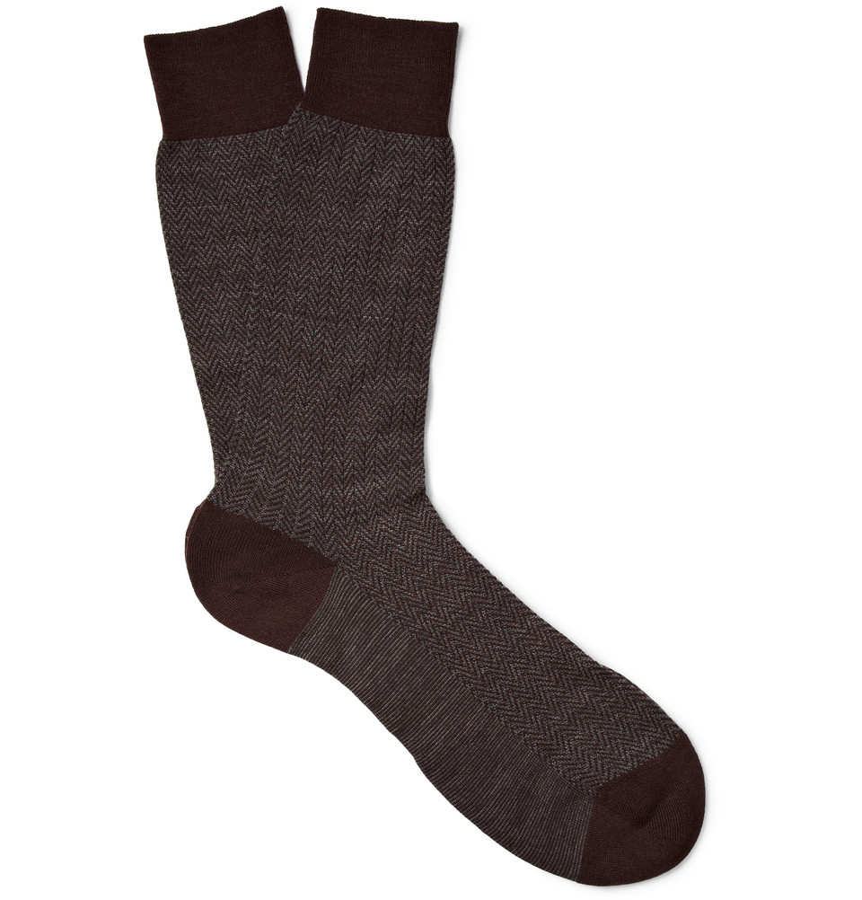 Herringbone Pattern Socks | pantherella herringbone woolblend socks in red for men lyst Herringbone Pattern Socks | pantherella herringbone woolblend socks in red for men lyst