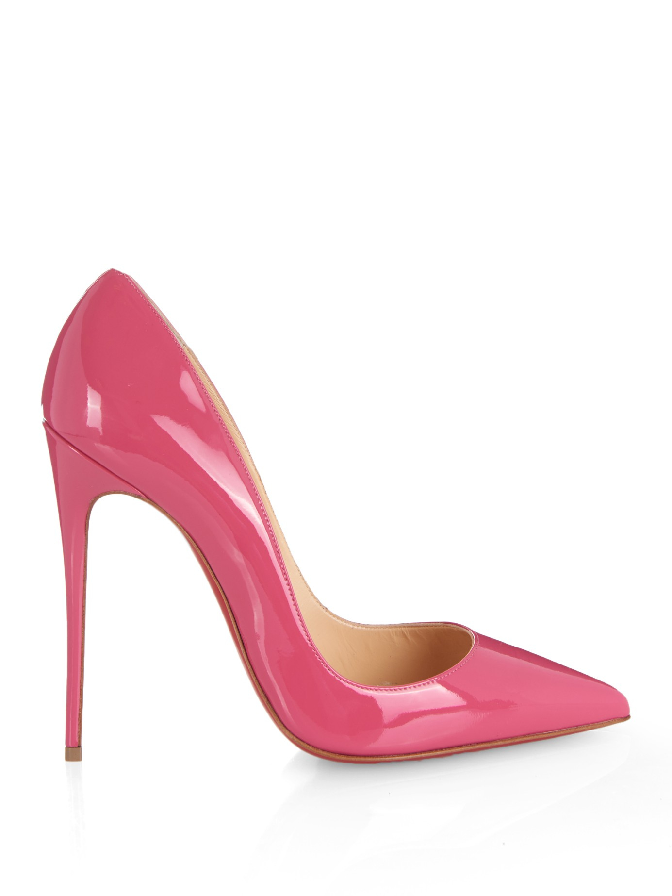 Christian louboutin So Kate Patent in Pink | Lyst