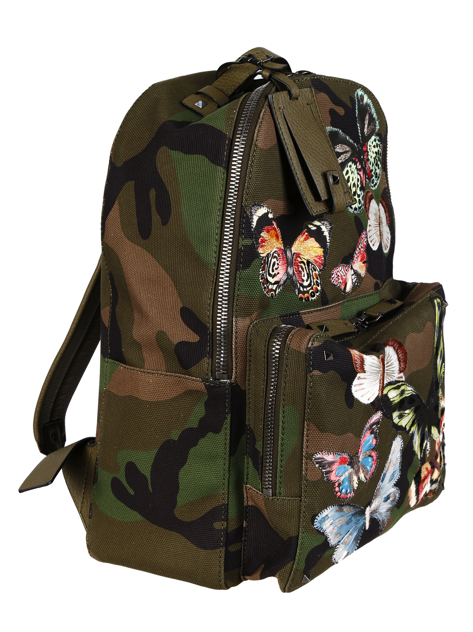 Valentino Backpack Garavani Camuflage Butterfly Patch in Multicolor ...