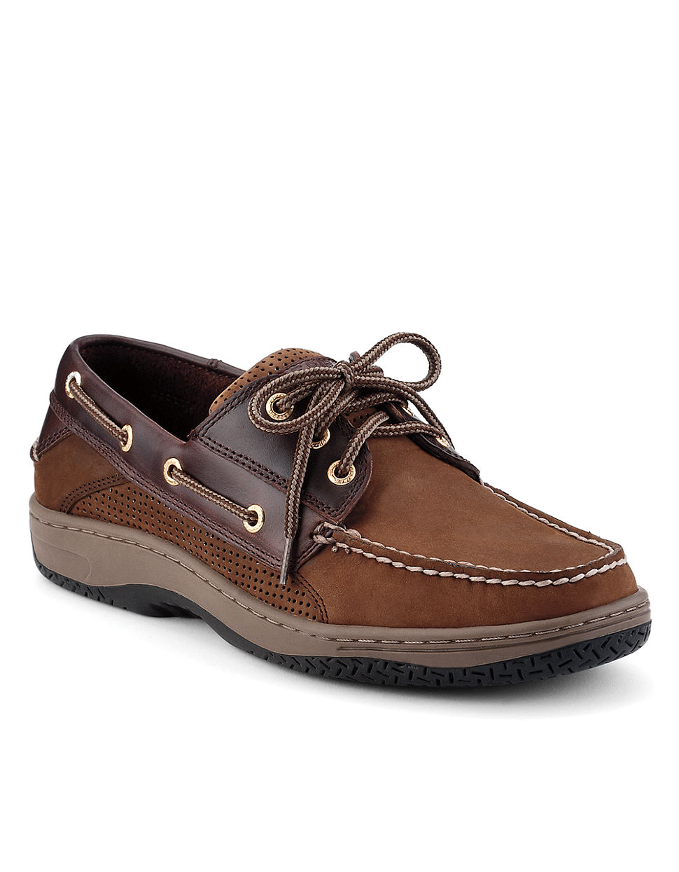 sperry leather upper shoes
